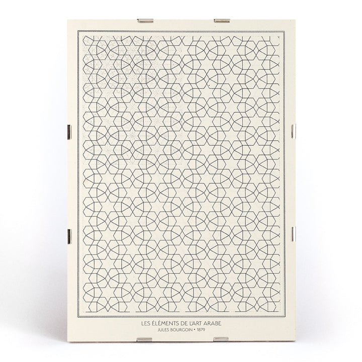 , framed and displayed in modern living room decor