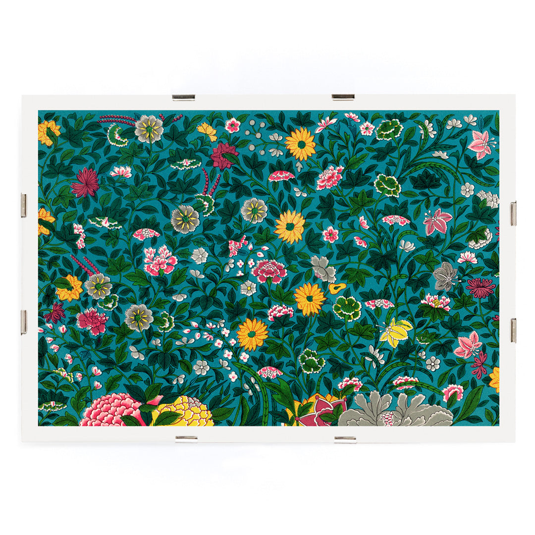 , framed and displayed in modern living room decor