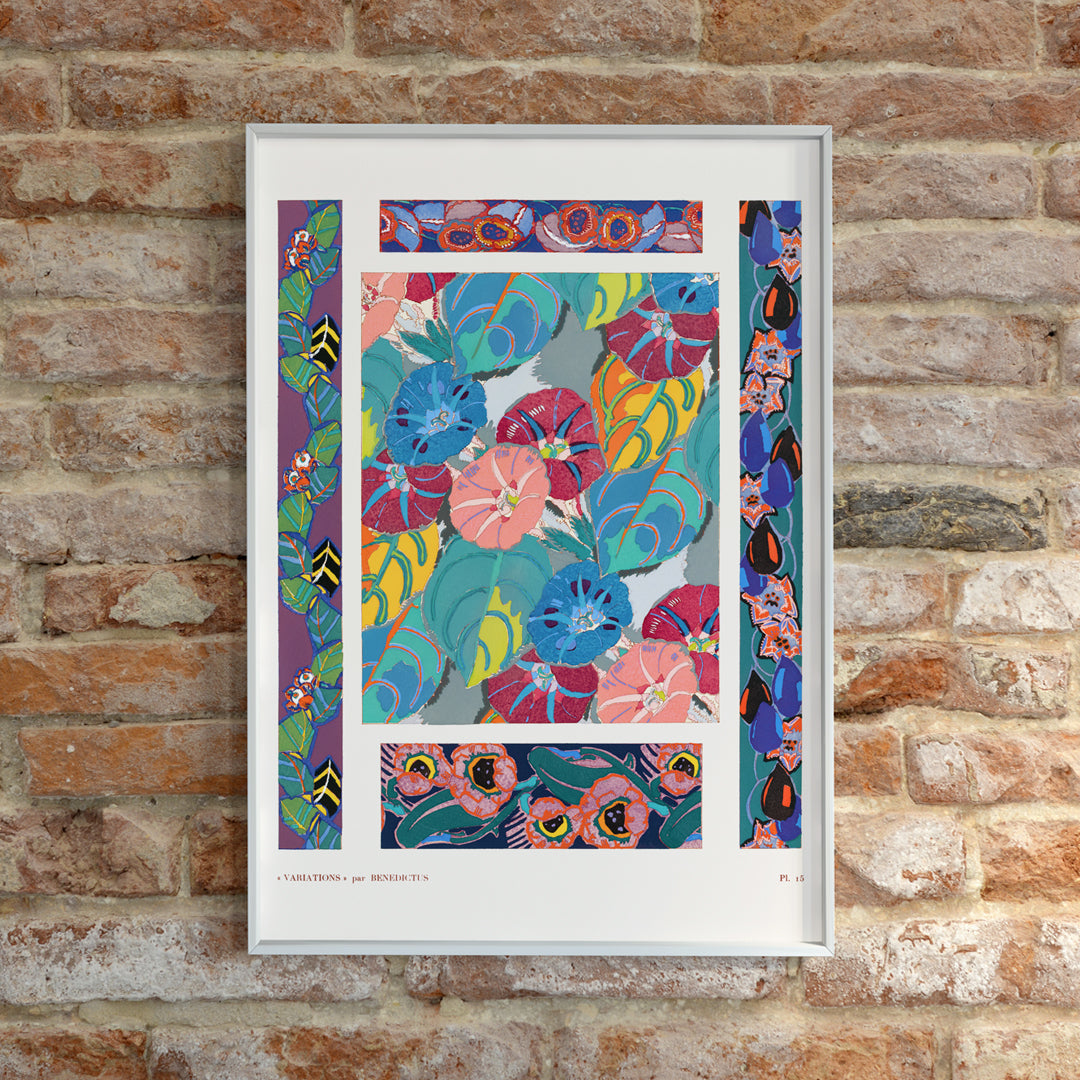 , framed and displayed in home decor