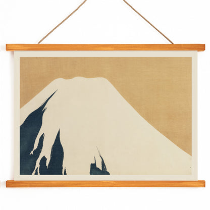 , with wooden magnetic frame on white background