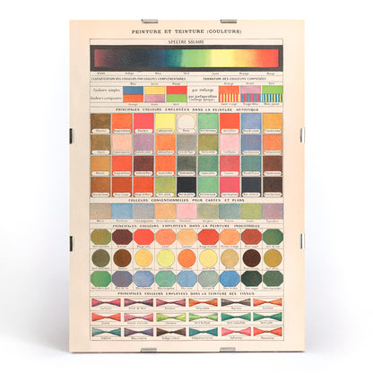 , framed and displayed in modern living room decor