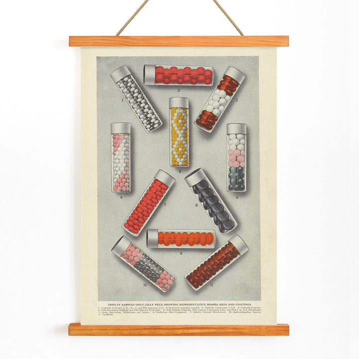 , with wooden magnetic frame on white background