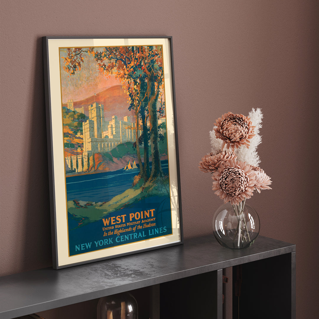 , framed and displayed in home decor